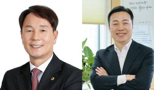 국민의힘 이상래 동구 당협위원장(왼쪽), 이택구 유성갑 당협위원장.