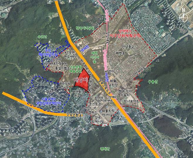 ‘더케이호텔 재개발사업’ 위치도 (자료=교직원공제회)