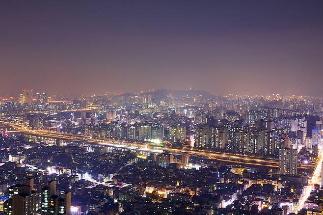 서울의 야경. 사진=게티이미지