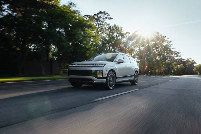Hyundai Motor’s Ioniq 9 earned a Top Safety Pick Plus rating in this year’s IIHS review. (Hyundai Motor Group)