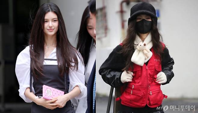 그룹 뉴진스 다니엘의 근황이 공개됐다. /사진=머니투데이 DB, 가수 션 인스타그램