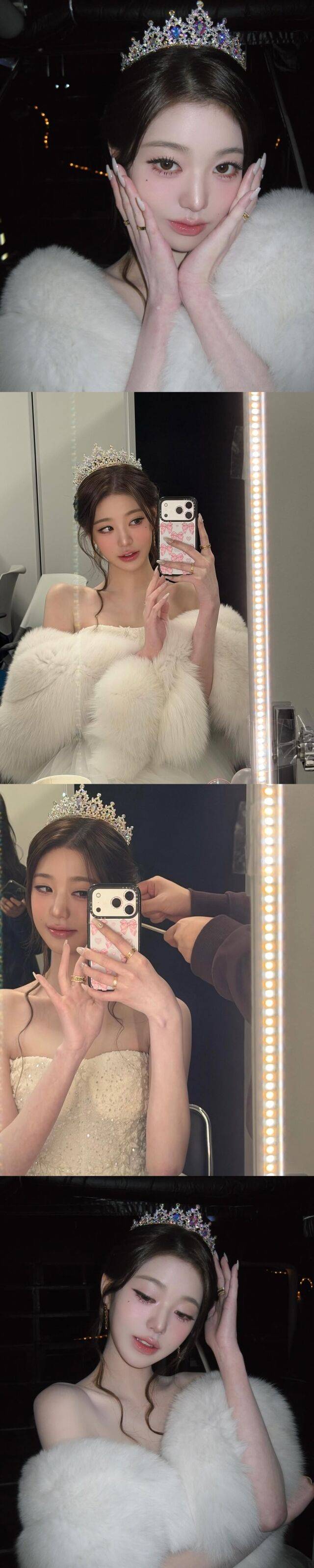 그룹 아이브 멤버 장원영이 인형 미모를 자랑했다. / 장원영 인스타그램