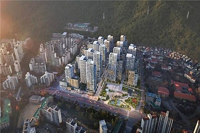▲&nbsp;군포 산본 9-2구역 조감도/ 사진제공=LH 한국토지주택공사