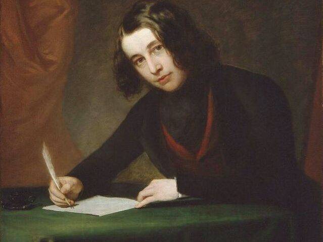 '크리스마스 캐롤'을 출간하기 한해 전인 1842년 미국 보스턴을 방문한 찰스 디킨스를 현지 화가 프랜시스 알렉산더가 그린 초상화.