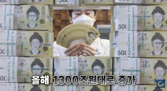 올해 한국의 국가 채무 규모는 1300조원을 넘어섰다./조선일보 유튜브 '오지랖'