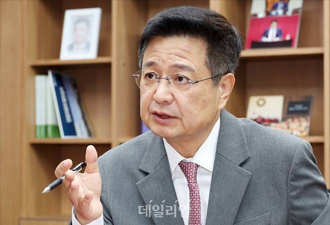 김장겸 국민의힘 의원이 지난 9월 26일 오전 의원회관에서 데일리안과 인터뷰를 하고 있다. ⓒ데일리안 홍금표 기자