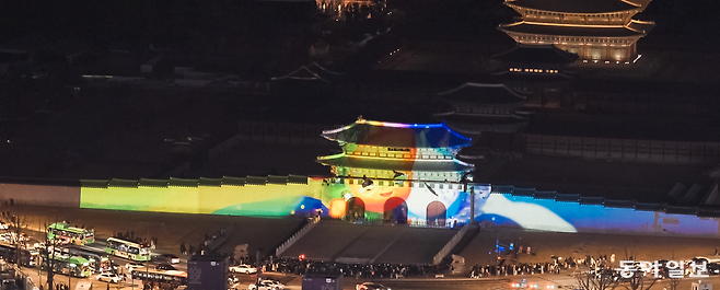 2025 서울라이트 광화문이 지난 12일 개막했다. 서울특별시 제공