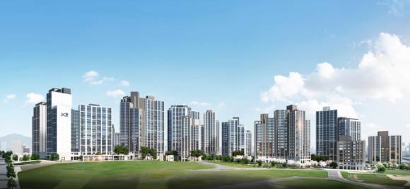 '북서울자이 폴라리스' 투시도. [사진=GS건설]