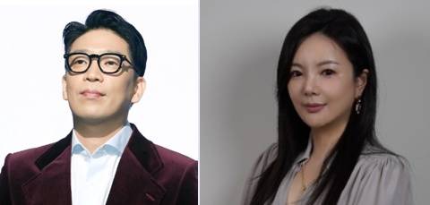 가수 MC몽(왼쪽)·차가원 원헌드레드 회장. 사진 연합뉴스·원헌드레드