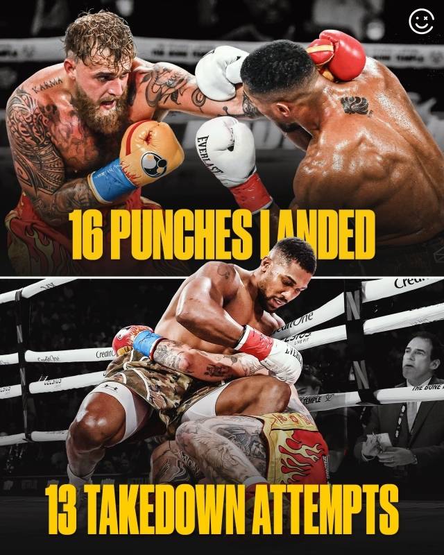 폴은 의도적으로 조슈아의 큰 펀치를 피하기 위해 노골적인 클린치를 유도했고 그렇게 시간을 벌 수 있었다. 하지만 체력이 바닥 난 6라운드에 큰 펀치를 허용하며 그대로 쓰러졌다. 사진=해피 펀치 SNS