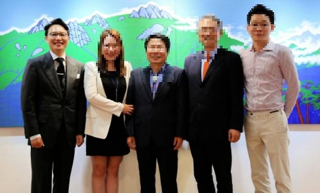 이대희 서정아트센터 대표(맨 왼쪽)[서정아트센터]