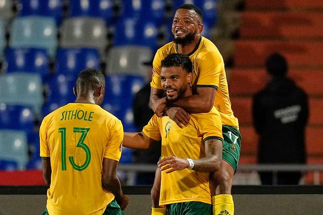 [마라케시=AP/뉴시스]한국의 월드컵 상대인 남아공의 골잡이 포스터. 2025.12.22.