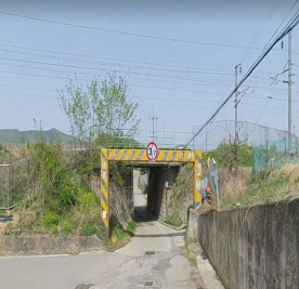 구미시 선기동 장흥마을의 유일한 출입로인 철도횡단박스. /구미시 제공
