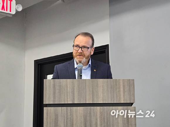 톰 앤더슨(Tom Anderson) 한화디펜스USA 조선사업부문 사장. [사진=최란 기자]