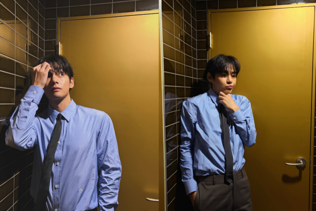 뷔가 영앤리치다운 근황을 공개했다. / 뷔 인스타그램