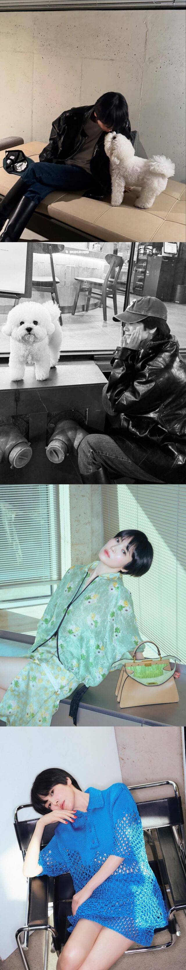 배우 송혜교가 일상과 화보 비하인드 컷을 공개했다. / 송혜교 인스타그램