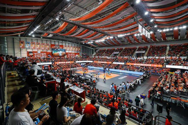 OK저축은행은 부산으로 연고지 이전 후 흥행 중이다. / OK금융그룹