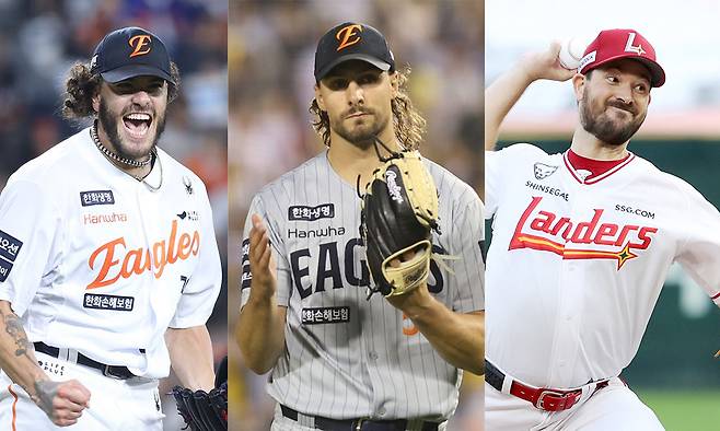 폰세(왼쪽부터), 와이스, 앤더슨.