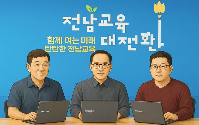 인사와 관련해 쿠키뉴스 신영삼 기자, 호남교육신문 김두헌 기자, 아시아뉴스통신 고정언 기자가 만나 주요 이슈와 인물평, 발탁 의미와 배경, 향후 과제에 대해 이야기를 나눴다. /쳇지피티 생성 이미지.