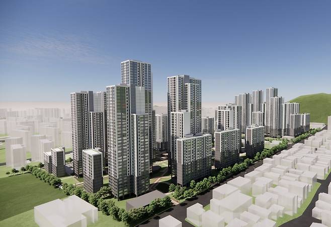 노원구 상계보람아파트 재건축 조감도, 노원구 제공