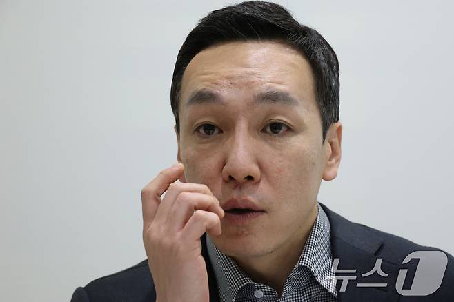 김민수 국민의힘 최고위원이 뉴스1과 인터뷰를 진행하고 있다. 2025.12.26/뉴스1 ⓒ News1 신웅수 기자