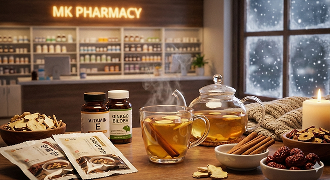 오늘 MK약국 키워드를 주제로 생성 AI가 만든 이미지. [제미나이]