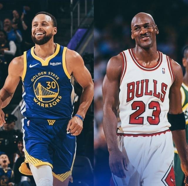 커리는 현재 제임스를 넘어 조던과 함께 GOAT 논쟁 중심에 섰다. 사진=X