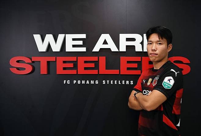 [서울=뉴시스] 프로축구 K리그1 포항스틸러스의 김승호. (사진=포항스틸러스 제공) *재판매 및 DB 금지