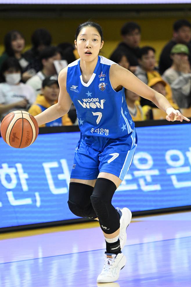 아산 우리은행 이민지.    WKBL 제공