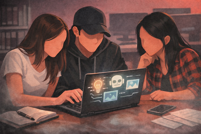 ▲ 오픈AI의 생성형 인공지능 챗지피티로 만든 이미지.