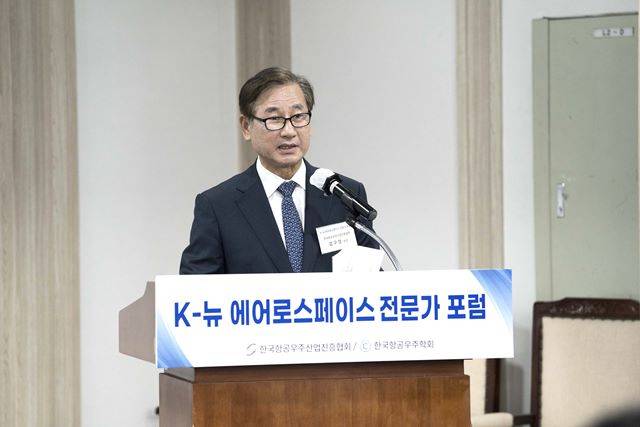 윤석열 캠프 출신인 강구영 전 한국항공우주산업(KAI) 사장은 이재명 대통령 취임 직후 자리에서 물러났다. 사진은 강 전 사장. /KAI