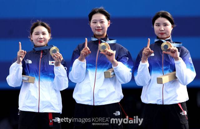 2024 파리 올림픽 여자 양궁 대표팀./게티이미지코리아
