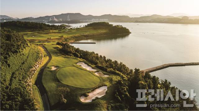 ▲세이지우드 여수경도 금오도 3번홀ⓒ세이지우드 여수경도