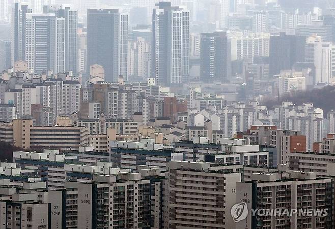 서울 시내 아파트 단지 모습 [연합뉴스 자료사진]