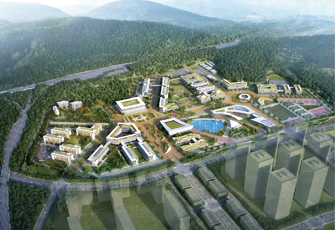 카이스트평택캠퍼스 조감도.