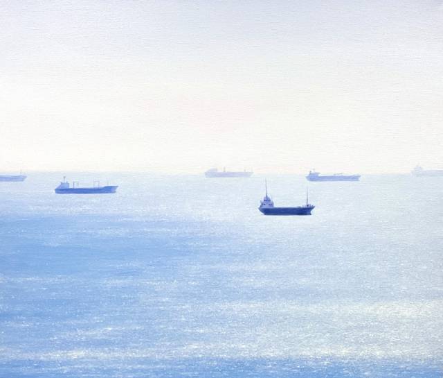 최진아, 아침바다, oil on canvas, 53.0x45.5cm, 2025