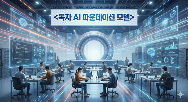 30일 독자 AI 파운데이션 모델 프로젝트 1차 발표회가 코엑스에서 진행된다. 이미지=제미나이 생성