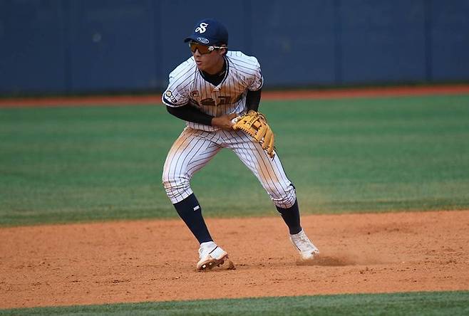 KIA 타이거즈에 입단한 송호정의 서울고 시절.사진=전상일 기자