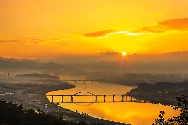A sunrise view from Mount Acha [GETTY IMAGES BANK]