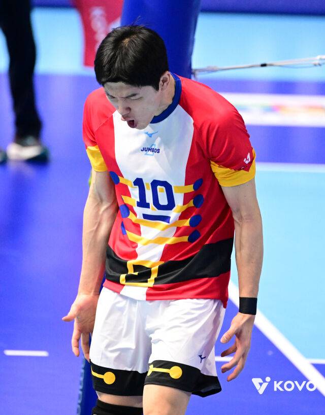 정지석의 포효./KOVO