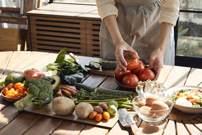 어떤 음식을 자주 먹느냐에 따라 혈색과 투명도는 분명한 차이를 보인다. 사진=클립아트코리아