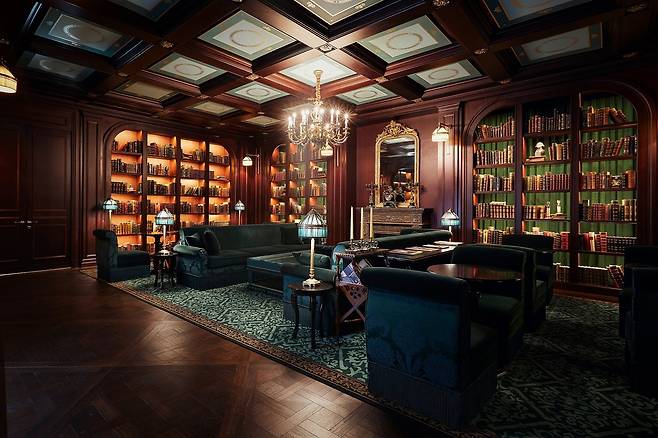 레스케이프 7층에 위치한 라이브러리 공간.