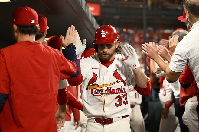 <yonhap photo-4011="">세인트루이스의 슈퍼 유틸리티 플레이어 브렌단 도노반. [AP=연합뉴스]</yonhap>