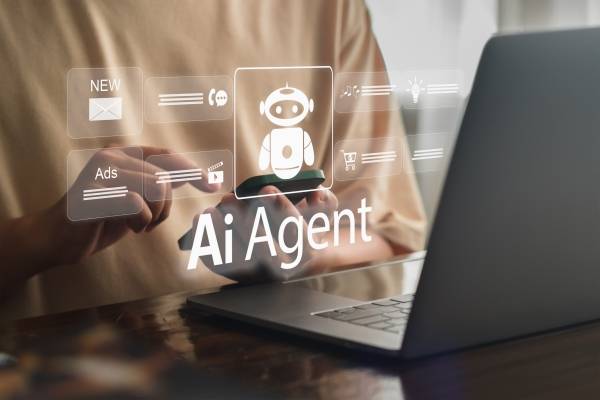 ▲AI 에이전트(AI agent)를 구현한 이미지. 사진=Getty Images Bank