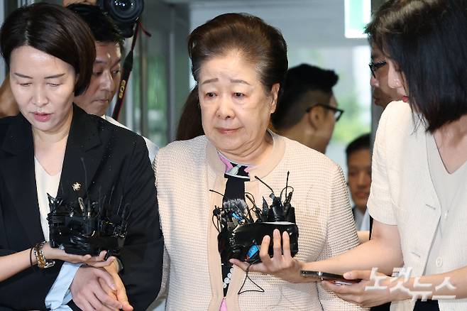 한학자 통일교 총재. 류영주 기자