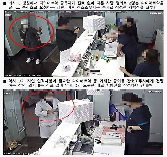 2025년 서울중앙지검 의료용 마약범죄 단속 결과. 서울중앙지검 제공