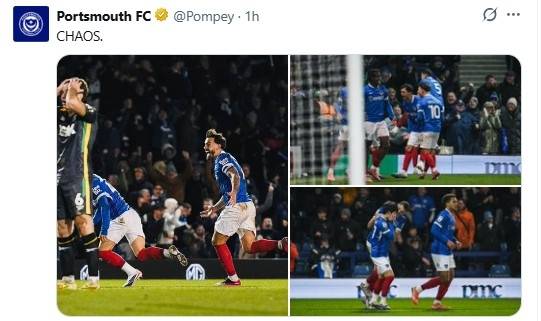 양민혁의 득점 후 세리머니 모습. [포츠머스 SNS. 재판매 및 DB 금지]