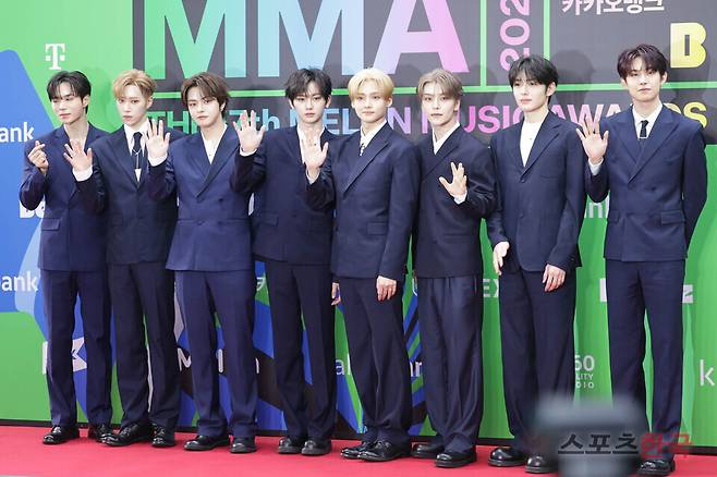 그룹 알파드라이브원. 25.12.20 ⓒ이혜영 기자 lhy@hankooki.com