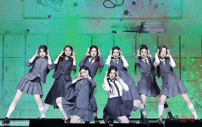 그룹 하츠투하츠(Hearts2Hearts). ⓒ이혜영 기자 lhy@hankooki.com