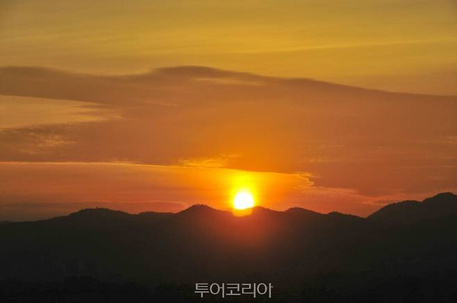 무등산 일출 풍경/사진-광주시